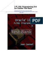 Oracle 11g PL SQL Programming 2nd Edition Casteel Test Bank