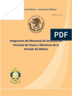Dam 1.1.1.2 Integracion Del Memorial de Servicios Del Personal de Clases y Marineria de La Armada de Mexico