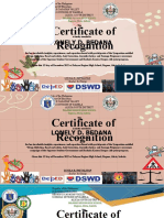 Certificate On Symposium