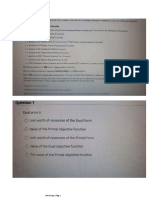 PREVious Midterm and Final For Opertations Research One