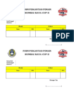 Form Pergantian Pemain