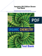 Organic Chemistry 8th Edition Brown Test Bank