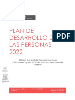 PLAN DE DESARROLLO DE PERSONAS 2022 FINAL - (Con 2 Firmas) PDF