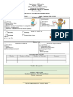 Anecdotal Record Assestment Form