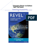 Revel For A Changing Planet 1st Edition Neff Test Bank