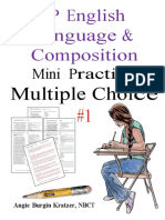 1 - AP English Language Multiple Choice Mini Practice Set #1 For Students