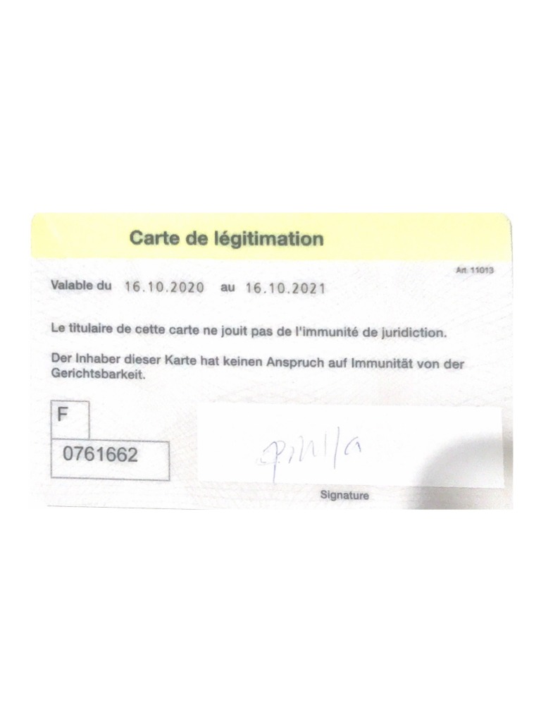 Carte De Légitimation Dfae _ Manuel: Domestiques privés – JCXX