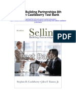 Selling Building Partnerships 8th Edition Castleberry Test Bank