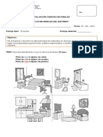 EVAL CIENCIAS 1° Los Materiales