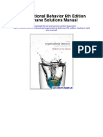 Organizational Behavior 6th Edition Mcshane Solutions Manual