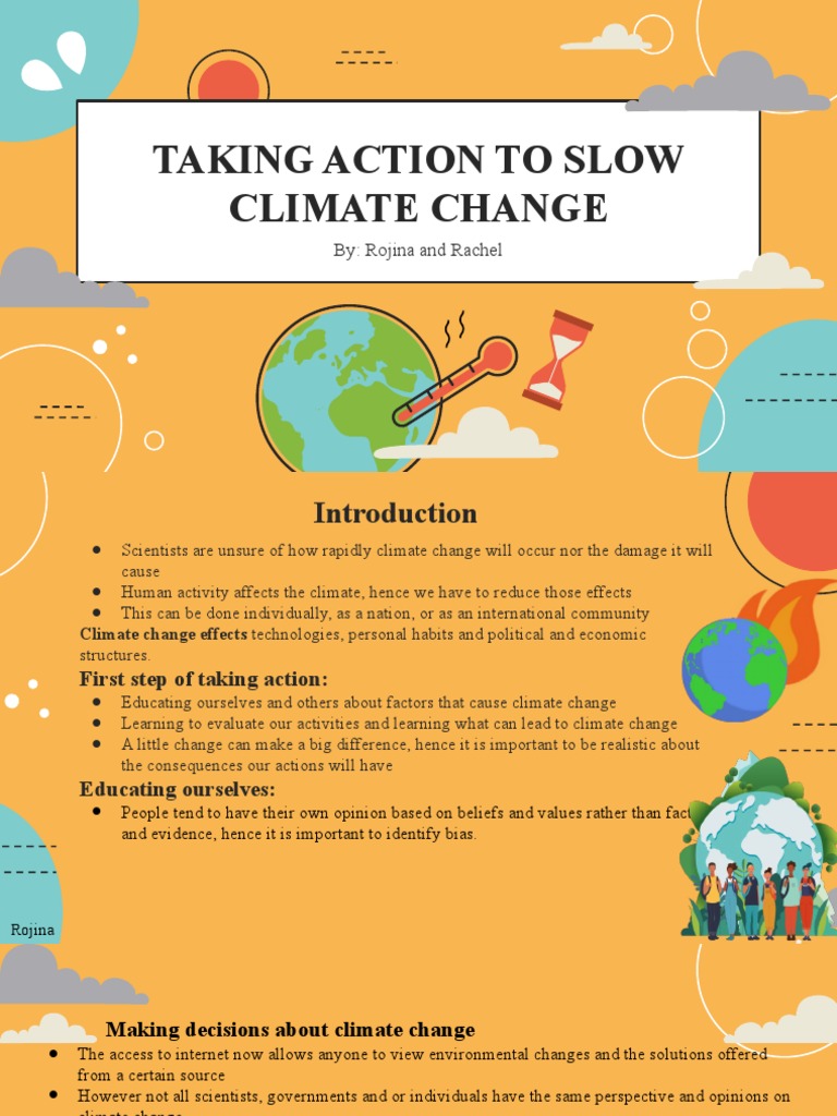 9.3 Taking Action To Slow Climate Change | PDF | Carbon Footprint ...