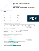 ENGLISH TEST 10th GRADE B