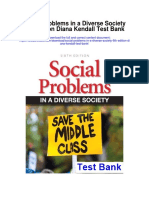 Social Problems in A Diverse Society 6th Edition Diana Kendall Test Bank
