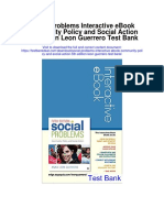 Social Problems Interactive Ebook Community Policy and Social Action 5th Edition Leon Guerrero Test Bank