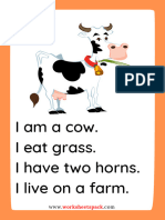 Free Farm Animals Reading Comprehension