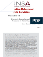 Marketing Relacional y de Servicios - Unidad 2