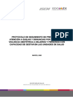 Protocolo - Atencion - 2022 Protocolo de Prevencion Violencia Obstetrica A Mujeres y Personas Con Capacidad de Gestar