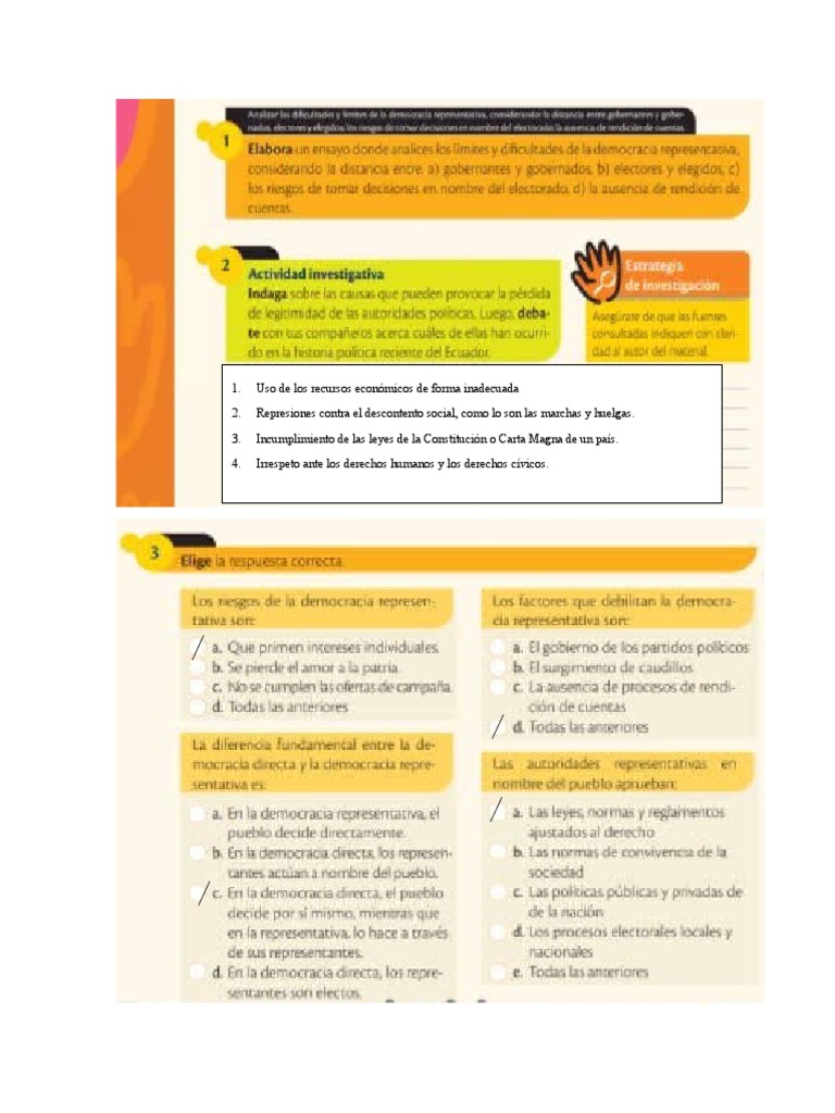 Riesgos de la democracia representativa | PDF