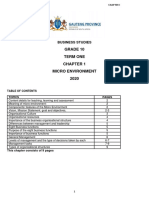 2020 Busstu GR 10 Notes Chapt 1