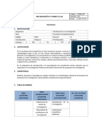 Introducción A La Investigación IIX01