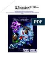 Principles of Biochemistry 5th Edition Moran Test Bank