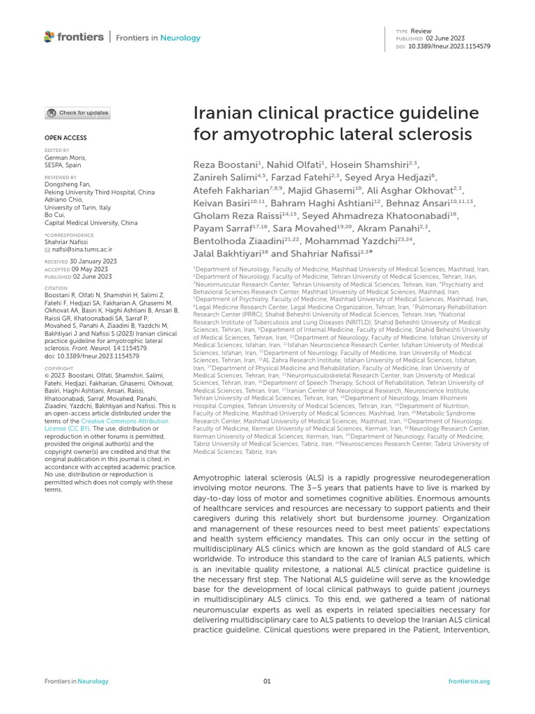 ALS Guideline | PDF | Clinical Medicine | Medical Specialties