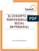 El Concepto de Responsabilidad Social Empresarial: RSE Juan Felipe Cajiga Calderón