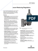 Data Sheets 627 Series Pressure Reducing Regulators Bulletin Fisher en en 6106178
