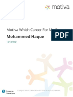 Motiva Which Career For Me Mohammed Haque