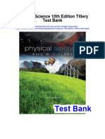 Physical Science 10th Edition Tillery Test Bank