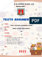 Texto Argumentativo Ética