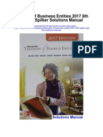 Taxation of Business Entities 2017 8th Edition Spilker Solutions Manual