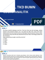 Soal Logika Analitik Bumn