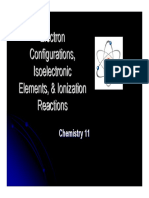 Silo - Tips - Electron Configurations Isoelectronic Elements Ionization Reactions Chemistry 11