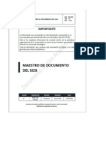 REG-001. Maestro de Documentos Del SGSI