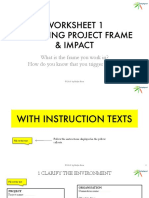 Worksheet 1 - Project Frame Impact