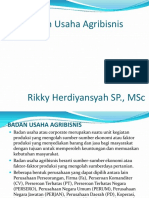 Badan Usaha Agribisnis