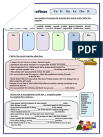 Negative Prefixes (Exercises)