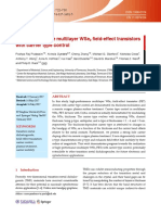 High-Performance Multilayer Wse Field-Effect Transistors With Carrier Type Control