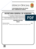 Reglamento de Mejora Regulatoria para El Municipio de Tuxtla Gutierrez Chiapas