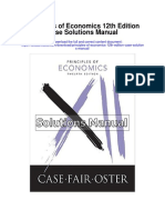 Principles of Economics 12th Edition Case Solutions Manual