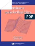 Introduction To Non-Kerr Optical Solitons