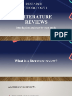 Lecture 1 Slides - Literature Review