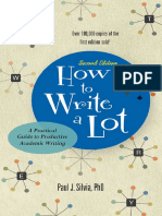 How to Write a Lot - A Practical Guide to Productive Academic Writing (Paul J. Silvia) (z-lib.org)