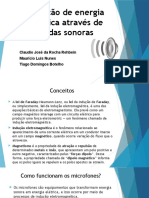 Geração de Energia Elétrica Através de Ondas Sonoras - Eletroquímica