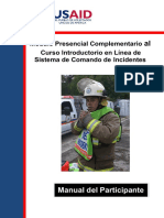 Módulo Presencial Complementario Curso Introductorio en Línea de Sistema de Comando de Incidentes