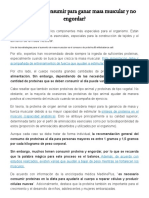 Qué Proteína Consumir para Ganar Masa Muscular y No Engordar