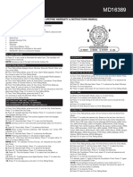 Manual de Cronómetro Robic SC-848W, PDF, Timer