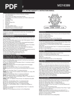 Manual de Cronómetro Robic SC-848W, PDF, Timer