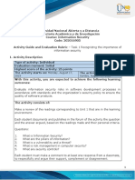 Activities Guide and Evaluation Rubric - Unit 1 - Task 1 - Recognizing The Importance of Information Secu